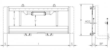 Каретка сайдшифта  Bolzoni HN71350 